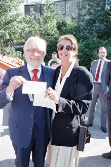 Images Dated 8th September 1990: Riverwatch... some of the donors to the River 90 Club project look at the work ahead in