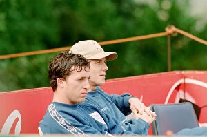 Images Dated 26th September 1997: Robbie Fowler and Steve McManaman on International duty with England