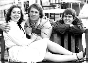 Robert Glenister and Peter Davidson and Sara Cooper BBC Comedy series " Robert Glenister and Peter Davidson and Sara Cooper BBC Comedy series "