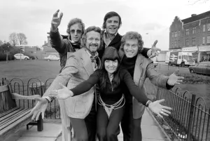 Rock and Roll feature. Left to right back row: Carl Simmons, Marty Wilde Rock and Roll feature. Left to right back row: Carl Simmons, Marty Wilde
