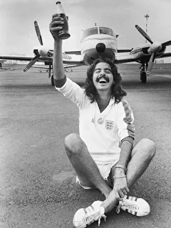 Rock star Alice Cooper flew into Newcastle Airport and brought a plane load of beer with Rock star Alice Cooper flew into Newcastle Airport and brought a plane load of beer with