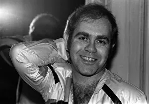 Images Dated 26th October 1979: Rock superstar Sir Elton John during his American tour 1979