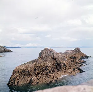 Rocks outside Mevagissey Harbour, Cornwall. 1973 Rocks outside Mevagissey Harbour, Cornwall. 1973