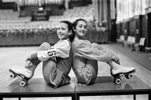 Roller skating champs, Middlesbrough. 1976 Roller skating champs, Middlesbrough. 1976