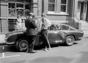 Rolling Stones: 28th August 1966 Mick Jagger's midnight blue Aston Martin DB6 was Rolling Stones: 28th August 1966 Mick Jagger's midnight blue Aston Martin DB6 was