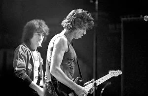 Images Dated 27th May 1982: Rolling Stones in Concert: Bill Wyman & Keith Richards back on the road for the first