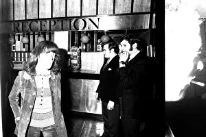 Images Dated 5th March 1971: The Rolling Stones leaving a Newcastle Hotel 5th March 1971 after performing at the City