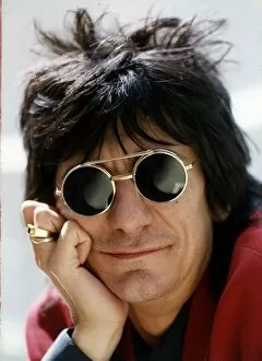Rolling Stones. Ronnie Wood in August 1992 aged 45 years old Dbase