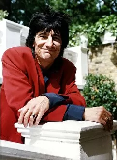 Ronnie Wood of the Rolling Stones. 6th August 1992