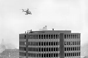 Images Dated 14th January 1975: Rooftop Airport St Pauls. Heliport. January 1975 75-00250-002