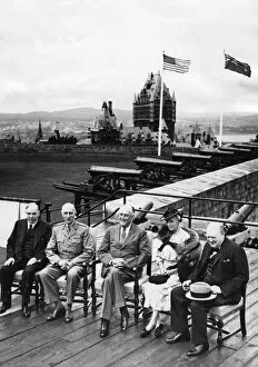00363 Gallery: Roosevelt - Churchill Quebec meeting. President Roosevelt