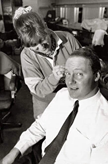 Rory Bremner - Comedian - May 1988 in the Make-up chair A©mirrorpix