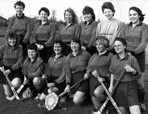 Roseberry Ladies hockey team have some silver wear to mark their 21st Annoversary after Roseberry Ladies hockey team have some silver wear to mark their 21st Annoversary after
