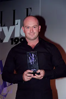 Ross Kemp Actor September 98 Eastenders actor at the Elle Awards holding his award Ross Kemp Actor September 98 Eastenders actor at the Elle Awards holding his award