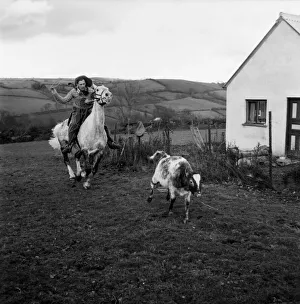 Ross Salmon English Cowboy. Febuary 1953 D935-001 Ross Salmon English Cowboy. Febuary 1953 D935-001