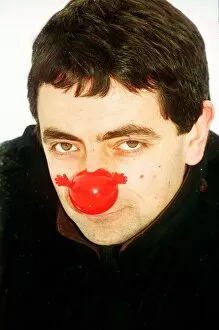 Images Dated 8th February 1991: Rowan Atkinson comedian Comic Relief 3