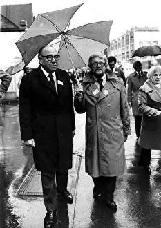 Roy Jenkins with Alliance candidate at Croydon by-election - October 1981 Roy Jenkins with Alliance candidate at Croydon by-election - October 1981