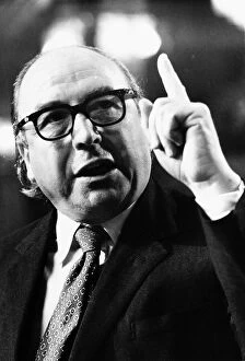 Images Dated 1st October 1973: Roy Jenkins MP speaking during a labour party conference at Blackpool, October 1973