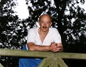 Images Dated 3rd October 1992: Roy Marsden actor leaning over wooden gate