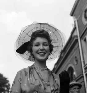 Royal Ascot 1955, Miss Patricia Biggs, Thursday 14th July 1955 Royal Ascot 1955, Miss Patricia Biggs, Thursday 14th July 1955