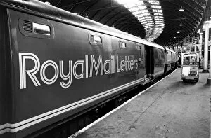 Images Dated 13th May 1987: The Royal Mail Letters carriage at Newcastle Central Station on 13th May 1987