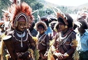 Royal Silver Jubilee Tour 1977 Tribal dancers in New Guinea