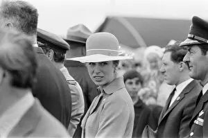 Images Dated 14th July 1970: Royal tour of Canada. At Carmen, near Winnipeg. Princess Anne watching an event