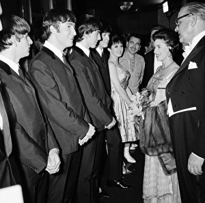 The Beatles Gallery: The Royal Variety Performance 4th November 1963 Princess Margaret is