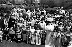Royal Wedding Celebrations In Ulster July 1981 A fancy dress parade was