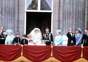 Royal Wedding Prince Charles and Princess Diana with the rest of the Royal Family