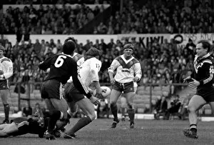 Images Dated 10th November 1985: Rugby League Great Britain v New Zealand Third Test match Elland Road November 1985. PR01