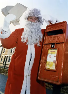 Run along to the post box! Santa - alias Peter Clifford - is warning ' Run along to the post box! Santa - alias Peter Clifford - is warning '