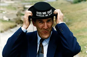 Russ Abbot with a Kiss Me Quick Hat on is at Blackpool for the summer season DBase Russ Abbot with a Kiss Me Quick Hat on is at Blackpool for the summer season DBase