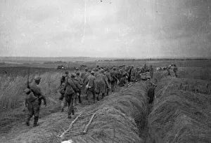 Russian troops seen here moving up to the front prior to the Battle for Lemberg Russian troops seen here moving up to the front prior to the Battle for Lemberg