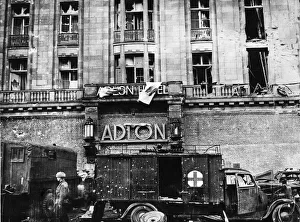 Russian vehicles pulled up at the famous Hotel Adlon in Berlin at the end of the second Russian vehicles pulled up at the famous Hotel Adlon in Berlin at the end of the second