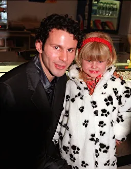 Ryan Giggs on the town with his sister Bethany 17 December 1997 at the premiere of Ryan Giggs on the town with his sister Bethany 17 December 1997 at the premiere of