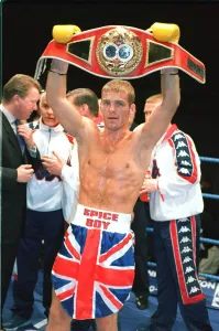 Ryan Rhodes Celebrates Winning An IBF Intercontinental Title Ryan Rhodes Celebrates Winning An IBF Intercontinental Title
