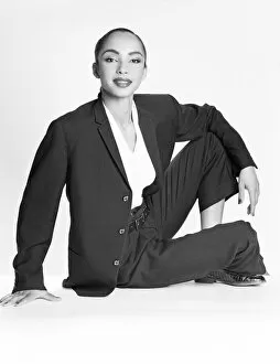 Images Dated 4th June 1984: Sade, pictured at Daily Mirror Studios, June 1984. Helen Folasade Adu