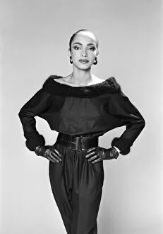 Images Dated 24th March 1984: Sade, pictured in the studio, March 1984. Helen Folasade Adu