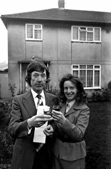 Images Dated 5th December 1978: Sale of council house in Rowley Regis. Ron Jukes and wife Margaret were Sandwell'