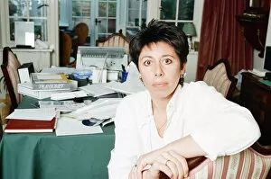 Images Dated 18th February 1998: Sally Becker, British Aid Worker and Heroine, pictured at home in Hove, Sussex