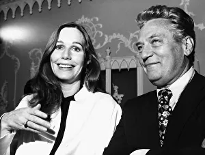 Sally Kellerman actress and Peter Finch actor 1973 at premiere for film Lost Sally Kellerman actress and Peter Finch actor 1973 at premiere for film Lost