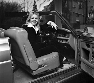 Sally Thomsett T.V. actress and Rolls Royce. March 1975 75-01431