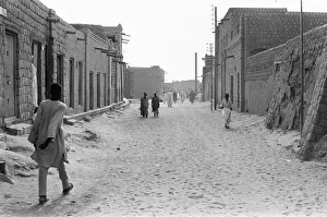 Sand from the Sahara desert is swept in to Timbuktu 23rd May 1976 Sand from the Sahara desert is swept in to Timbuktu 23rd May 1976