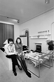 Archiveids Gallery: Sandie Shaw with her husband Jeff Banks at their home in Blackheath, South-East London