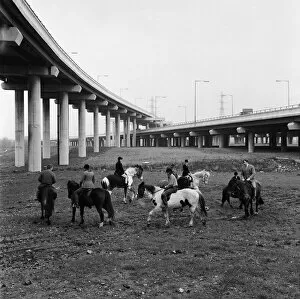 Images Dated 4th March 1971: The Sandwell Valley Riding Centre in West Bromwich, West Midlands (formerly Staffordshire