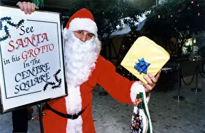 Images Dated 18th November 1993: Santa outside his Grotto at the Hill Street Shopping Centre, Middlesbrough