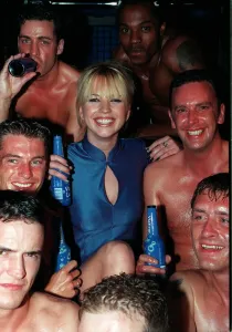 Sarah Cox TV Presenter at Stringfellows nightclub September 1997 Sarah Cox TV Presenter at Stringfellows nightclub September 1997