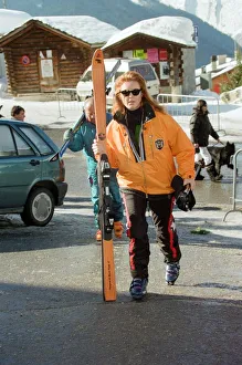 Sarah, Duchess Of York, on a skiing holiday in Verbier, Switzerland. February 1997 Sarah, Duchess Of York, on a skiing holiday in Verbier, Switzerland. February 1997