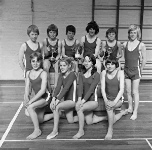 Sarah Metcalfe School gymnastic champions. 1975 Sarah Metcalfe School gymnastic champions. 1975